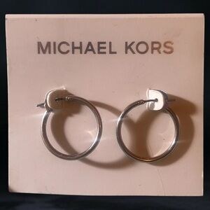 Michael Kors Silver Hoop Earrings